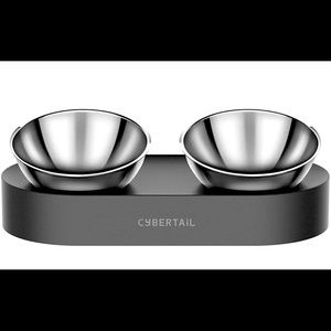 COPY - PETKIT CYBERTAIL Elevated Dog Cat Stainless Steel Bowls, 15° Tilted Rais…